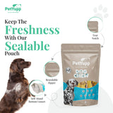 100% Natural Water Buffalo Ear with Meat Dog Chew - Pack of 20