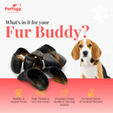 100% Natural Water Buffalo Hooves Dog Chew - Pack of 20