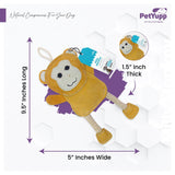 Leather, Cotton & Jute Toy with Coconut Fiber Filling - Milly Monkey