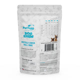 100% Natural Water Buffalo Cheek Roll Ring Dog Chew - Pack of 14 oz